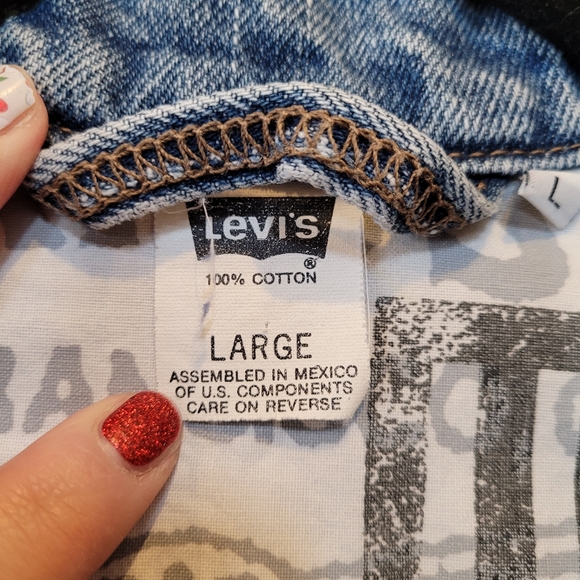 Levi's 90's Vintage Silvertab Jean Denim Vest - Picture 7 of 12